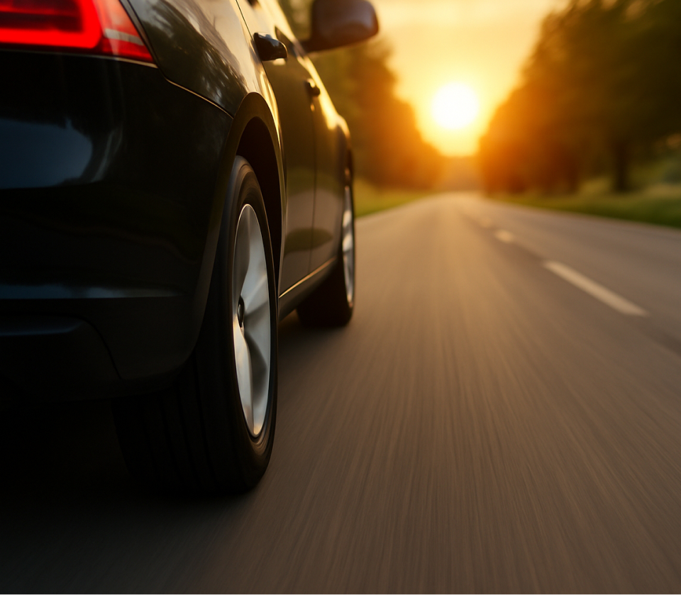 Interior of a car with a phone mount